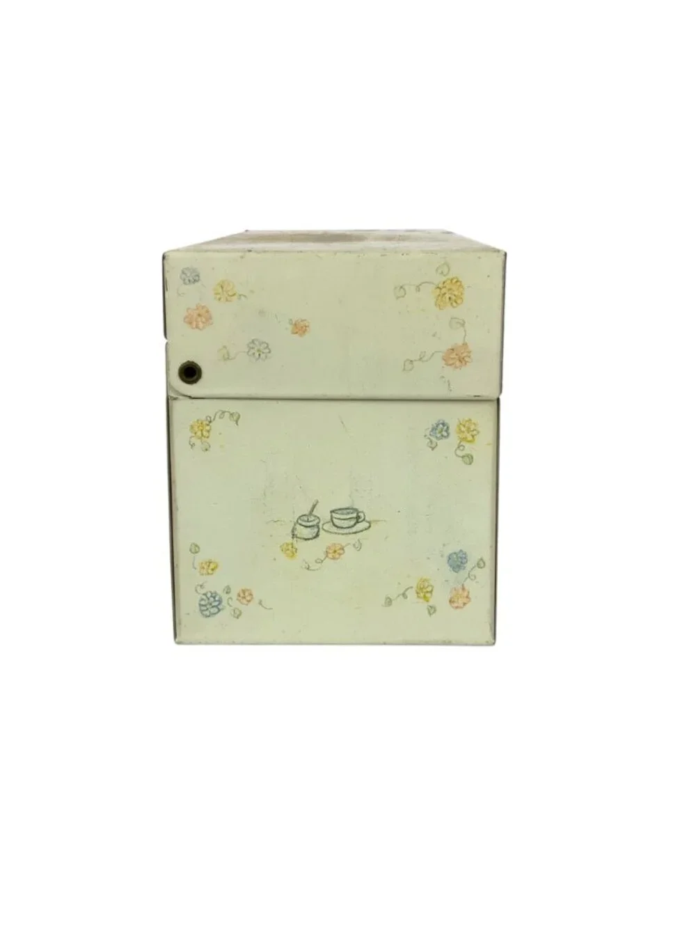 Vintage Hallmark Betsey Clark Metal Recipe Box 200+ Handwritten Typed Clipped